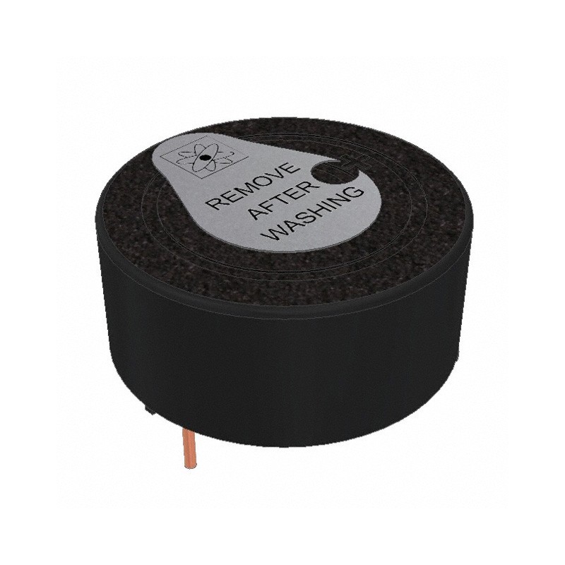 1 pcs : AI-2332-TWT-12V-R - Buzzers Indicator, Internally Driven Piezo 12 V 13mA 3.2kHz 85dB @ 12V, 10cm Through Hole PC Pins