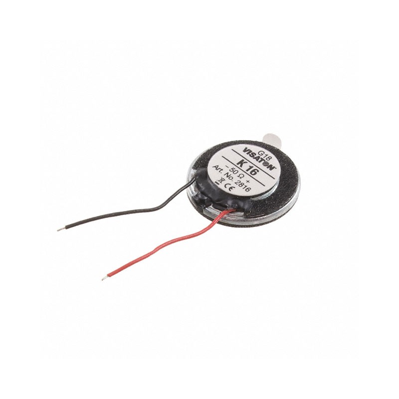 1 pcs : K 16 - 50 OHM - 50 Ohms General Purpose Speaker 500 mW 700 Hz ~ 20 kHz Top Round