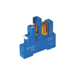 1 pcs - Finder 48 Series Interface Relay, DIN Rail Mount, 12V ac Coil, SPDT, 1-Pole