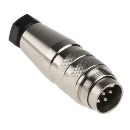 1 pcs - Amphenol Industrial, C 091 D 7 Pole M16 Din Plug, 5A, 300 V ac/dc IP67, Screw On, Male, Cable Mount