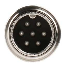 1 pcs - Amphenol Industrial, C 091 D 7 Pole M16 Din Plug, 5A, 300 V ac/dc IP67, Screw On, Male, Cable Mount