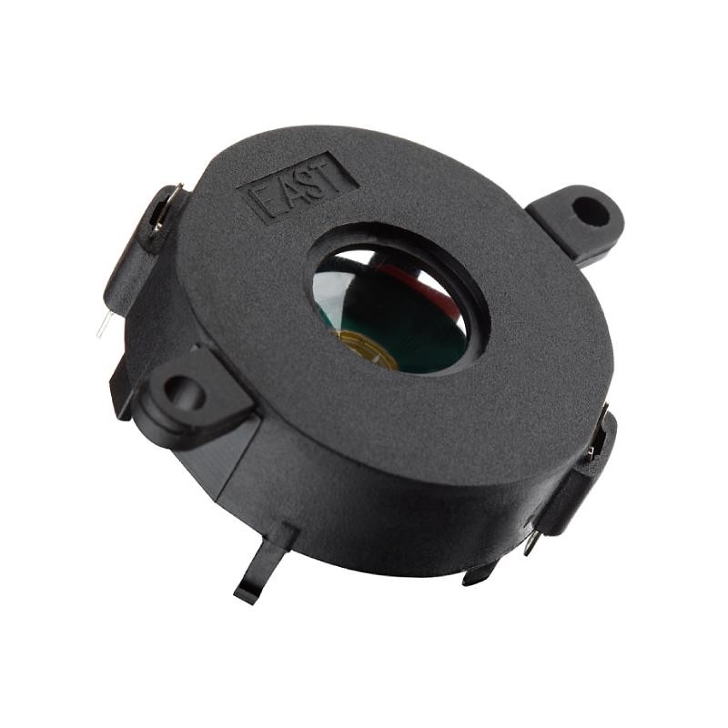 1 pcs : W-25A - Buzzers Transducer, Externally Driven Piezo 12 V 3.1kHz 105dB @ 12V, 30cm Panel Mount, Flange PC Pins