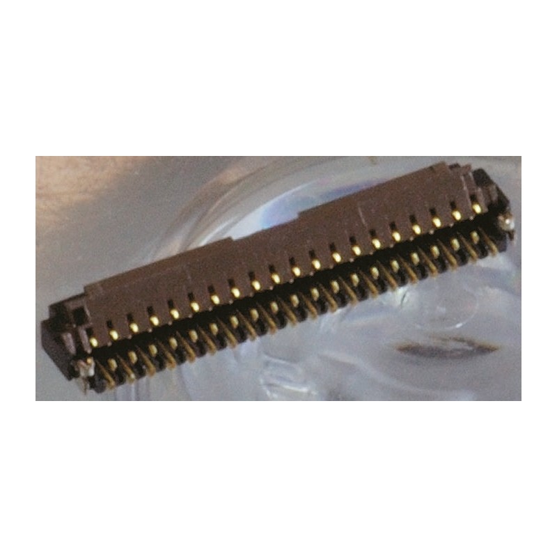 1 pcs - Hirose 0.3mm Pitch 39 Way Right Angle Female FPC Connector, ZIF Bottom Contact