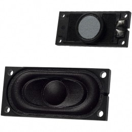 1 pcs : GC0351M - 8 Ohms General Purpose Speaker 1 W 520 Hz ~ 20 kHz Top Oval, Rectangular Frame
