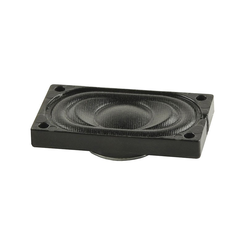 1 pcs : CMS-25148N - 8 Ohms General Purpose Speaker 1 W 840 Hz ~ 20 kHz Top Oval, Rectangular Frame