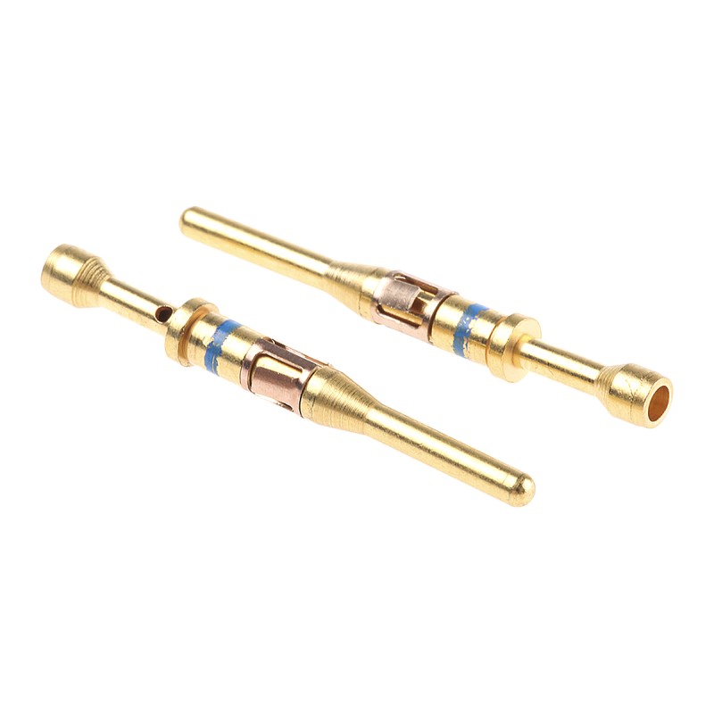 10 pcs - ITT Cannon Trident Series Male Crimp Terminal Contact, 24AWG Max