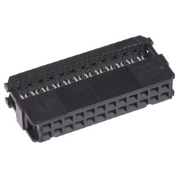 1 pcs - TE Connectivity 24-Way IDC Connector Socket for Cable Mount, 2-Row