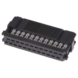 1 pcs - TE Connectivity 24-Way IDC Connector Socket for Cable Mount, 2-Row