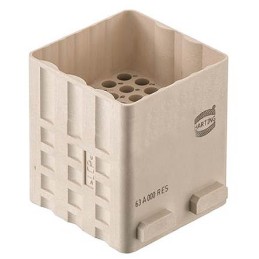 1 pcs - HARTING Heavy Duty Power Connector Module, 10A, Male, Han-Modular Series, 42 Contacts