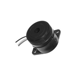 1 pcs : IP293224-1 - Buzzers Indicator, Internally Driven Piezo 24 V 30mA 3.2kHz Panel Mount, Flange Wire Leads