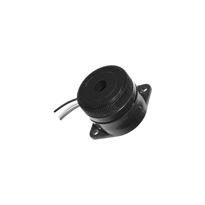 1 pcs : IP293224-1 - Buzzers Indicator, Internally Driven Piezo 24 V 30mA 3.2kHz Panel Mount, Flange Wire Leads
