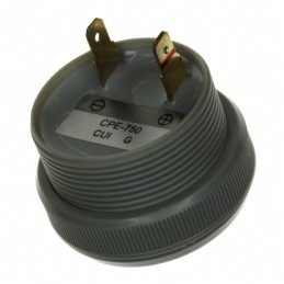 1 pcs : CPE-750 - Buzzers Indicator, Internally Driven Piezo 12 V 8mA 3.6kHz 80dB @ 12V, 30cm Panel Mount Screw Terminal, Quick 
