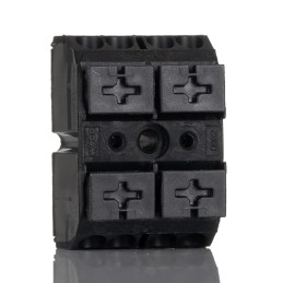 10 pcs - Wago 862 Series Terminal Strip, 2-Way, 32A, 20 - 12 AWG, Wire, Push-In Cage Clamp Termination