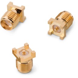 1 pcs - Wurth Elektronik WR-SMA Series, jack Surface Mount SMA Connector, Solder Termination, Straight Body