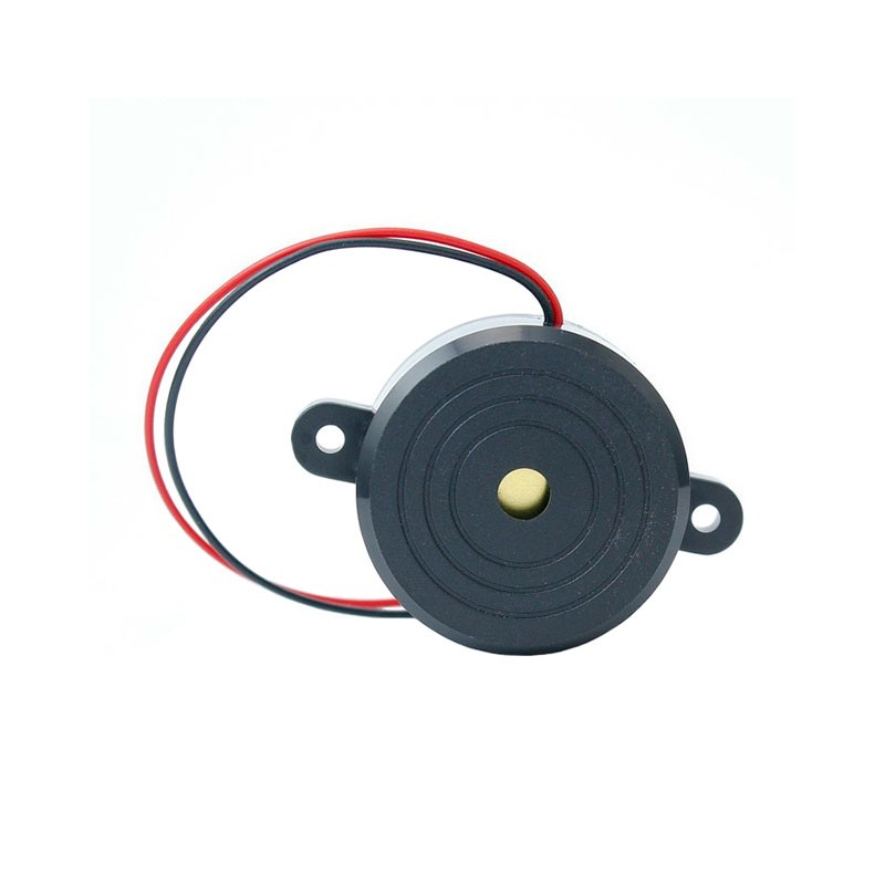 1 pcs : PB-4218NL - Buzzers Indicator, Internally Driven Piezo 9 V 50mA 3.8kHz Panel Mount, Flange Wire Leads