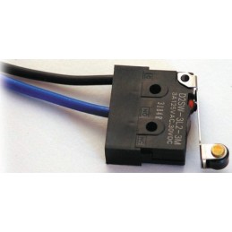 1 pcs - Omron Roller Lever Micro Switch, Pre-wired Terminal, 100 mA @ 30 V dc, SPST, IP67