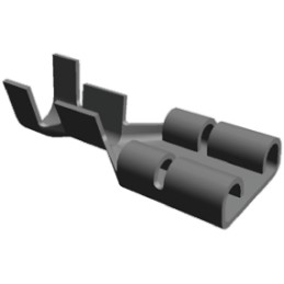 1 Reel of 12000 - TE Connectivity FASTON .187 Uninsulated Female Spade Connector, Receptacle, 4.75 x 0.81mm Tab Size, 0.5mm² to 