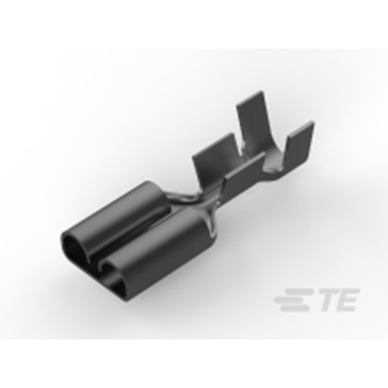 1 Reel of 12000 - TE Connectivity FASTIN-FASTON .250 Uninsulated Female Spade Connector, Receptacle, 7.49 x 3.3mm Tab Size, 0.82