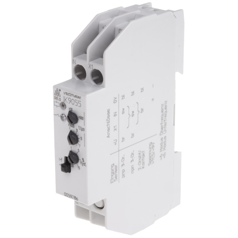 1 pcs - Dold Speed Monitoring Relay, SPDT, DIN Rail