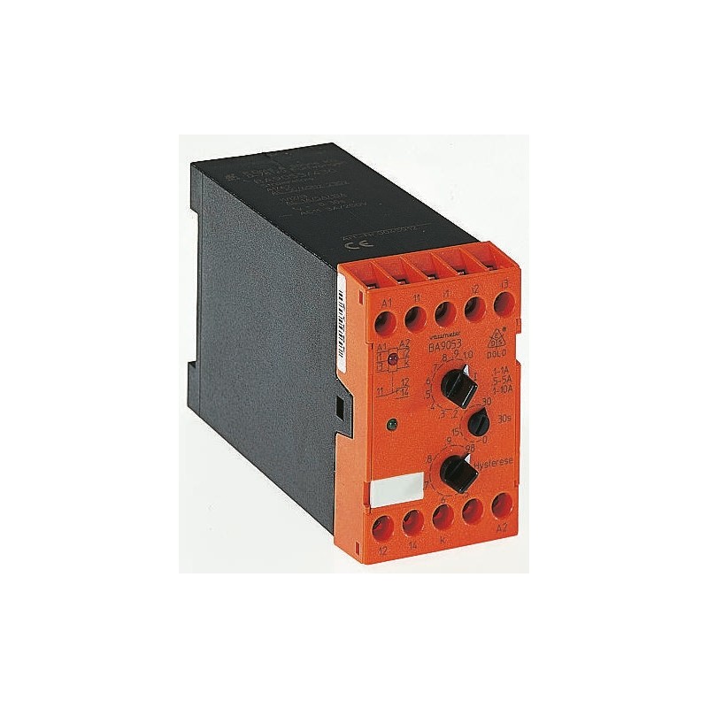 1 pcs - Dold Current Monitoring Relay, 1 Phase, DPDT, DIN Rail