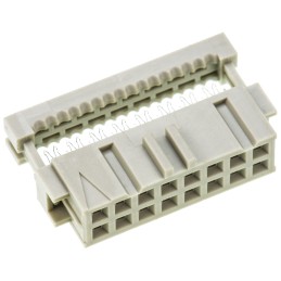 1 pcs - TE Connectivity 16-Way IDC Connector Socket for Cable Mount, 2-Row