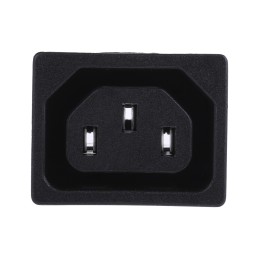 1 pcs - RS PRO C13 Snap-In IEC Connector Socket, 15A, 250 V