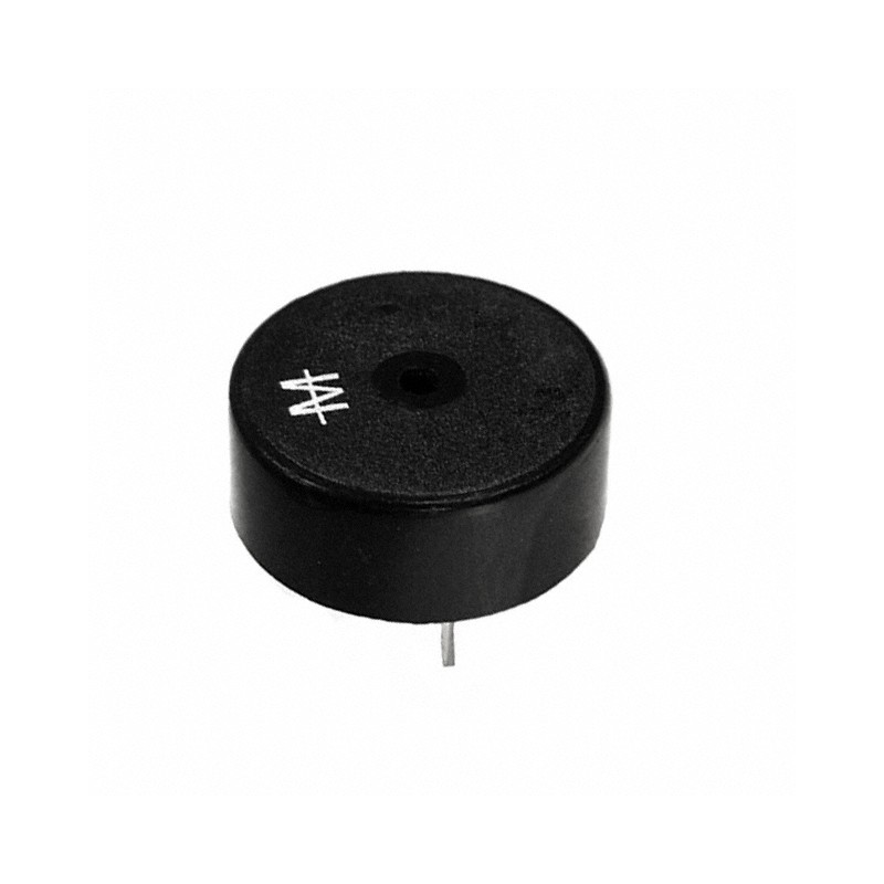 1 pcs : PF-21A31PQ - Buzzers Indicator, Internally Driven Piezo 12 V 18mA 3kHz 85dB @ 12V, 30cm Through Hole PC Pins