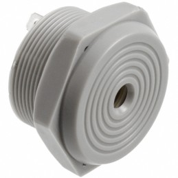 1 pcs : PK-27N35EPQ - Buzzers Indicator, Internally Driven Piezo 12 V 15mA 3.5kHz 90dB @ 12V, 30cm Panel Mount Screw Terminal, Q