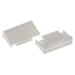 10 pcs - JST, GH Connector Housing, 1.25mm Pitch, 8 Way, 1 Row Right Angle, Straight