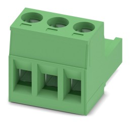 1 pcs - Phoenix Contact 5mm Pitch 3 Way Pluggable Terminal Block, Plug, Plug-In, Screw Termination