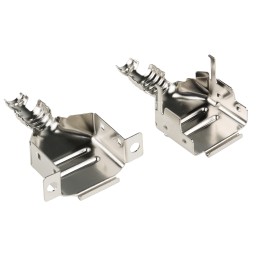 1 pcs - 3M 3357 Series Steel D Sub Backshell, 9 Way, Strain Relief