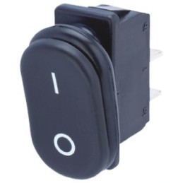 1 pcs - Marquardt SPST, On-None-Off Rocker Switch Panel Mount