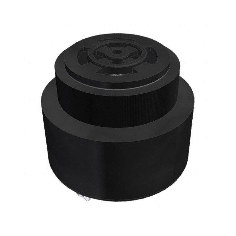 1 pcs : AI-4429-P-C12-2-R - Buzzers Indicator, Internally Driven Piezo 12 V 30mA 2.9kHz 105dB @ 12V, 10cm Panel Mount Screw Term