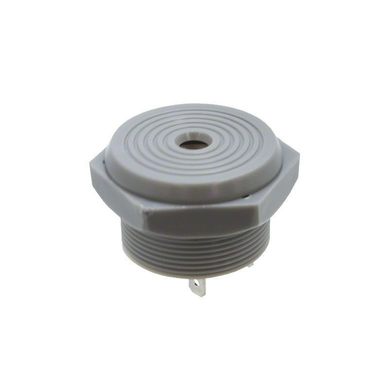 1 pcs : PK-27A35EPQ - Buzzers Indicator, Internally Driven Piezo 12 V 15mA 3.5kHz 95dB @ 12V, 30cm Panel Mount Screw Terminal, Q