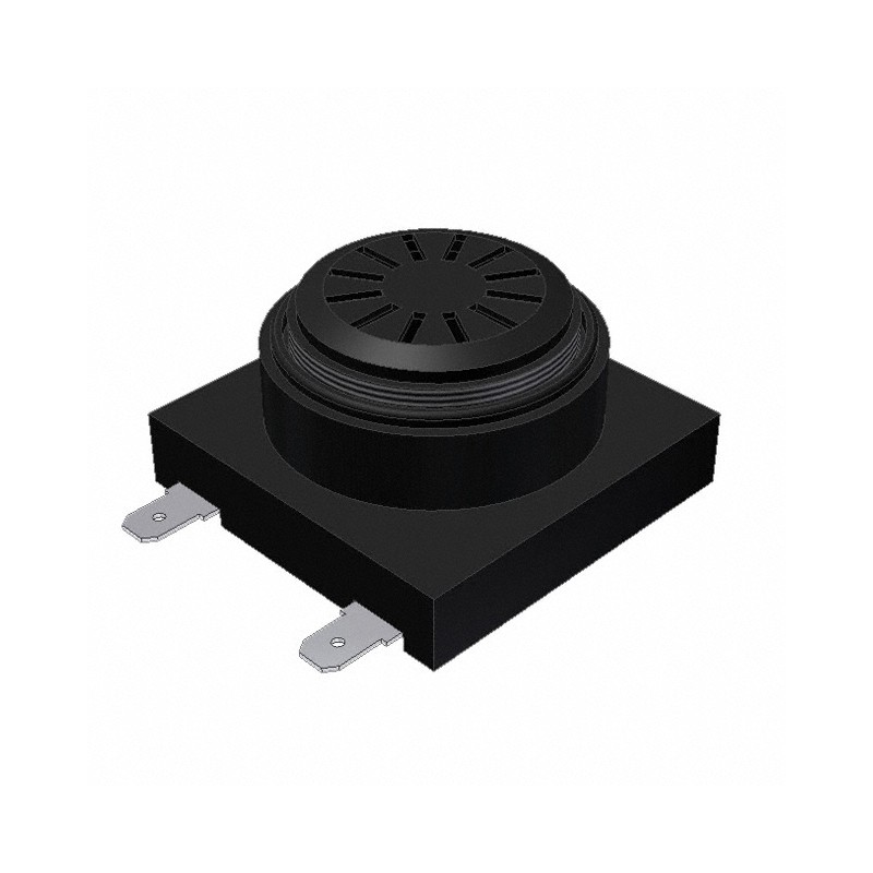 1 pcs : X-4028-P-C32-R - Buzzers Indicator, Internally Driven Piezo 32 V 22mA 2.8kHz 105dB @ 32V, 10cm Panel Mount Screw Termina