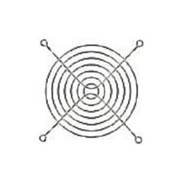 1 pcs : 08213 - Fan Accessories 120mm Wire Form Fan Guard, Bright Nickel Chrome Finish