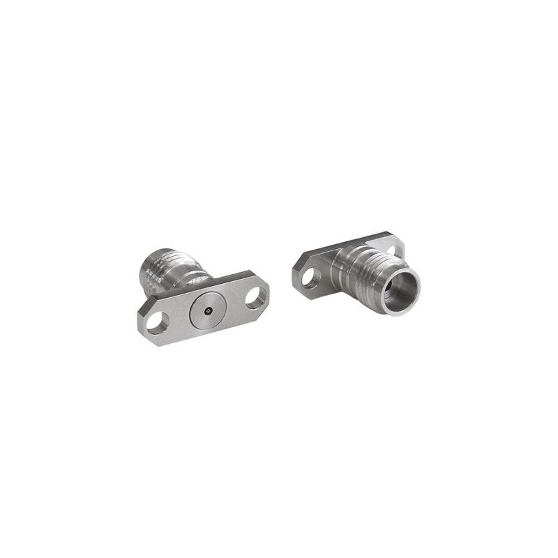 1 pcs - Bulgin Male/Female Flange Mount Circular Coaxial Connector, Jack Screw Termination, Straight Body