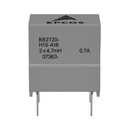 1 pcs : B82720H0015A035 - Common Mode Chokes / Filters DATA LINE-CHOKE 2X68MH 0.3A