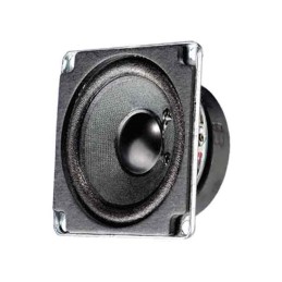 1 pcs : FRWS 5 - 4 OHM - 4 Ohms General Purpose Speaker 4 W 150 Hz ~ 20 kHz Top Round, Square Frame