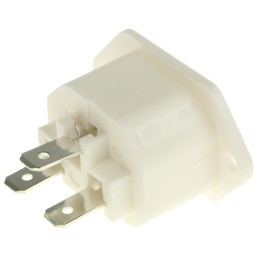 1 pcs - Bulgin C13 Panel Mount IEC Connector Socket, 10A, 250 V