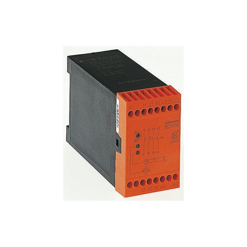 1 pcs - Dold Standstill Monitoring Relay, 1, 3 Phase, DPDT, DIN Rail