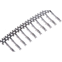 10 pcs - TE Connectivity AMP-QUICK Series Female Crimp Terminal, 28AWG Min, 24AWG Max