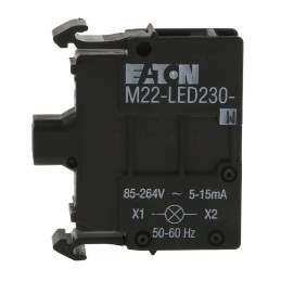 1 pcs - Eaton M22 Series Light Block, 85 - 264V ac