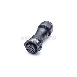 1 pcs - Amphenol Industrial Circular Connector, 12 Contacts, Cable Mount, Plug, Male, IP68, X-Lok Series