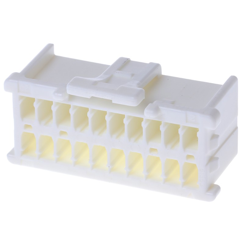 10 pcs - Molex, MicroClasp Female Connector Housing, 2mm Pitch, 20 Way, 2 Row