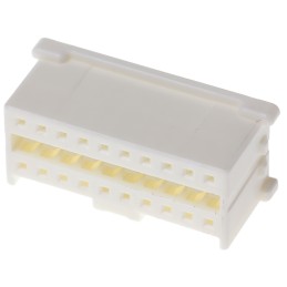 10 pcs - Molex, MicroClasp Female Connector Housing, 2mm Pitch, 20 Way, 2 Row