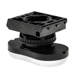 1 pcs - BACO Green, Red Illuminated Spring Return Push Button Head, 22mm Cutout, IP66