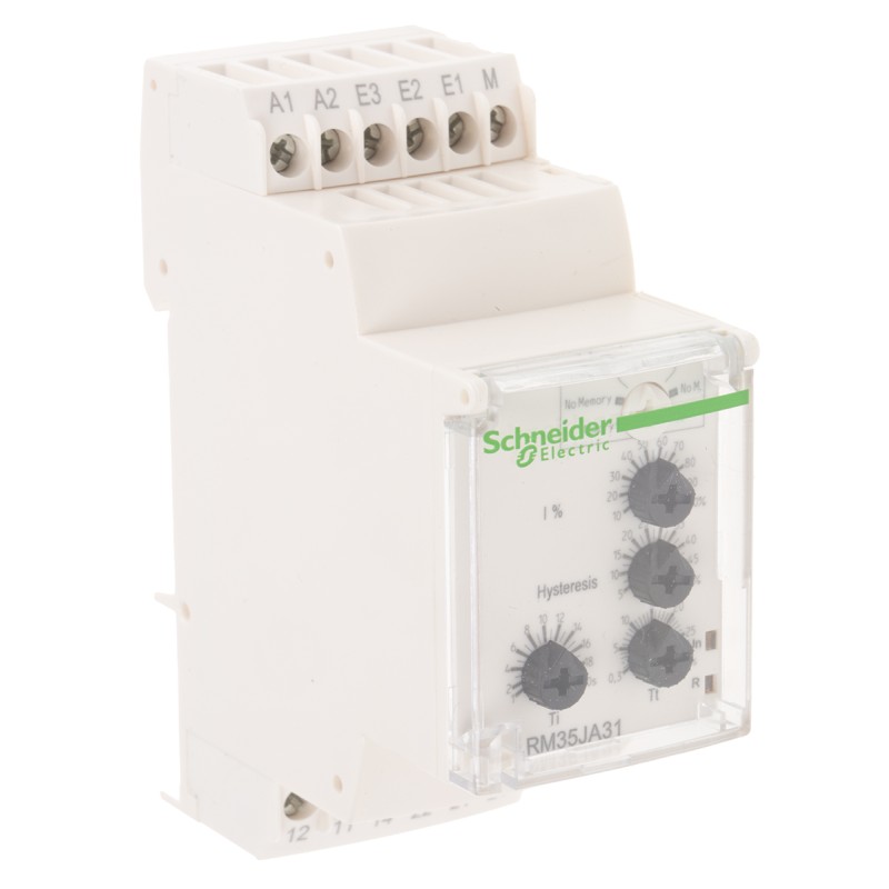 1 pcs - Schneider Electric Current Monitoring Relay, DPDT, DIN Rail