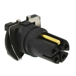 1 pcs - Amphenol Industrial Circular Connector, 5 Contacts, Panel Mount, M12 Connector, Socket, Female, IP67, IP68, M Series