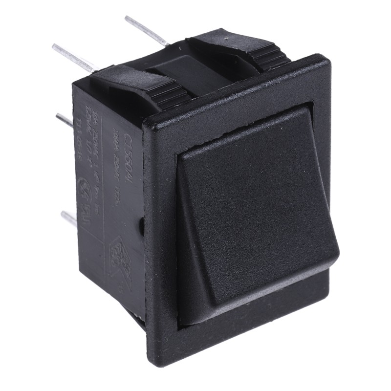 1 pcs - Arcolectric (Bulgin) Ltd DPDT, On-On Rocker Switch Panel Mount